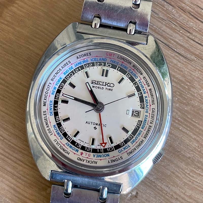 Vintage Seiko World Time Decoding Seiko Part Numbers Model And Serial No